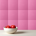 Solid soft pink ceramic tile<br><div class="desc">Solid color soft pink design.</div>