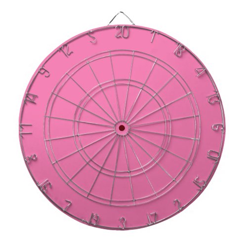 Solid soft pink dart board