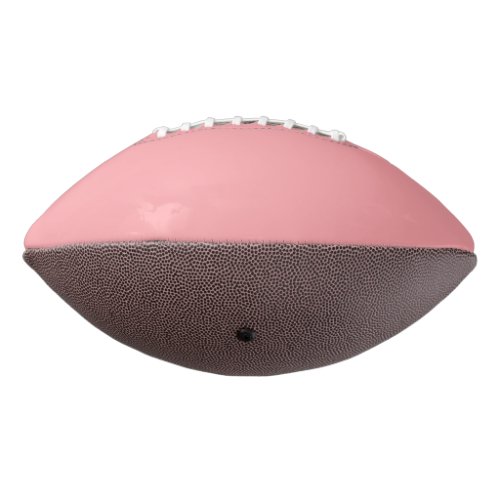 Solid soft pink football