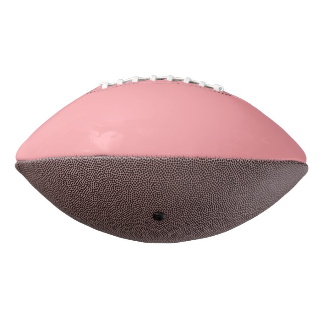 Solid soft pink football (Rotated 270)
