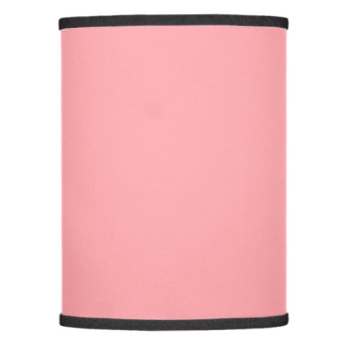 Solid soft pink lamp shade