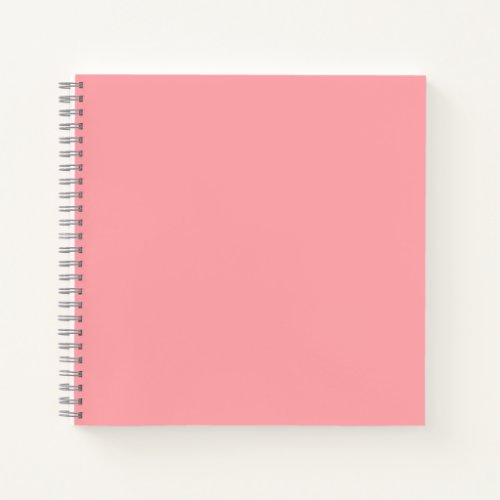 Solid soft pink notebook