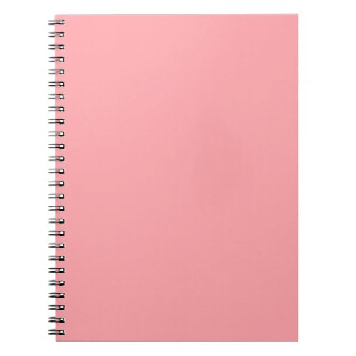 Solid soft pink notebook