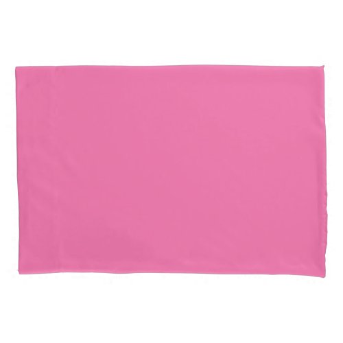 Solid soft pink pillow case