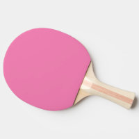 Solid soft pink ping pong paddle