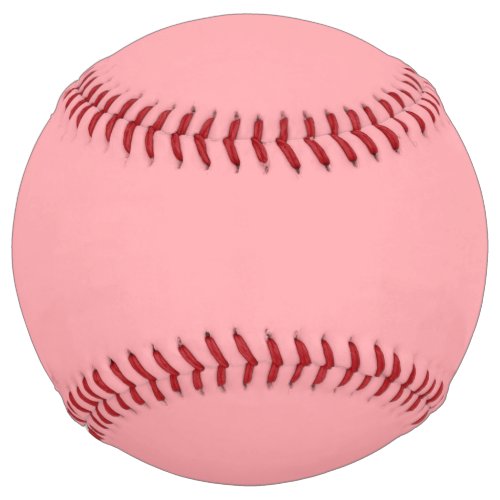 Solid soft pink softball