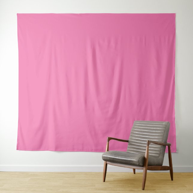 Solid soft pink tapestry (In Situ (Horizontal))