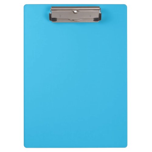 Solid soft sky blue clipboard