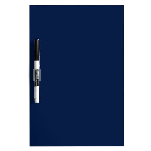 Solid space deep blue dry erase board
