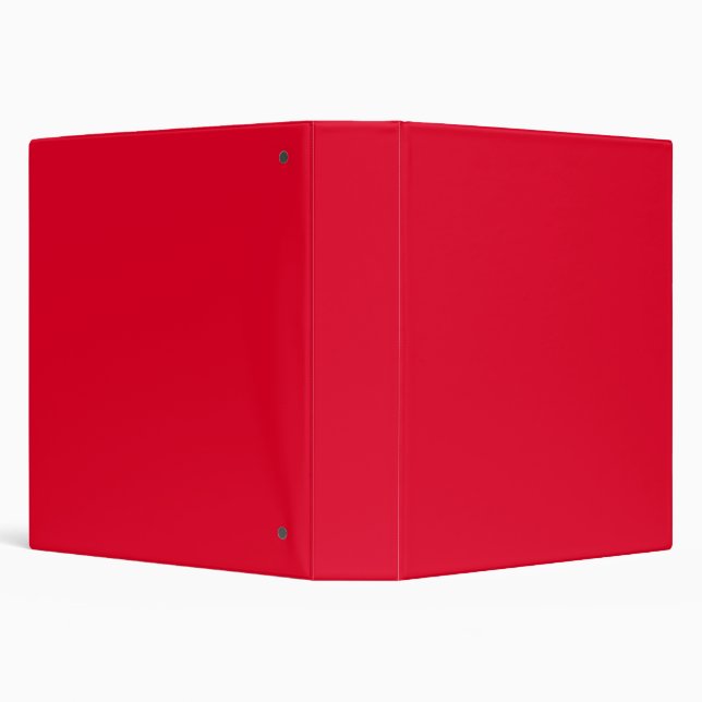 Solid Spanish Red Color Tone 3 Ring Binder (Background)