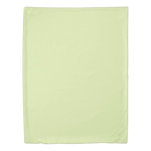 Solid Spring Green by Premium Collections Duvet Cover