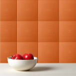 Solid squash orange ceramic tile<br><div class="desc">Solid squash orange design.</div>