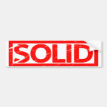 Solid Stamp Bumper Sticker