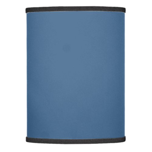 Solid steel blue lamp shade