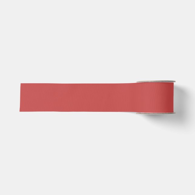Solid Strawberry Red Ribbon (Front)