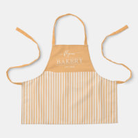 Solid Stripes Editable Color Custom Kid Apron