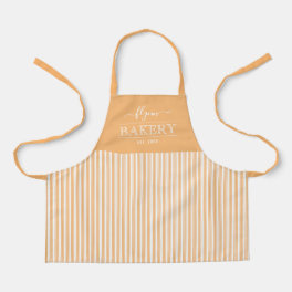 Solid Stripes Editable Color Custom Kid Apron