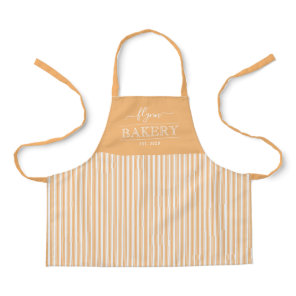 Solid Stripes Editable Color Custom Kid Apron