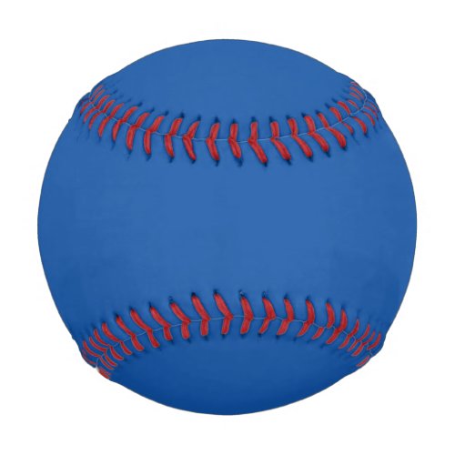 Solid strong blue baseball