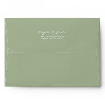 Solid Succulent Sage Green Envelope Solid Succulent Sage Green Envelope