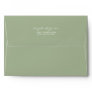 Solid Succulent Sage Green Envelope