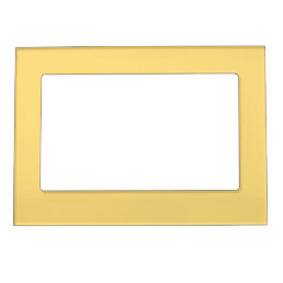 Solid sunlight pastel yellow magnetic frame