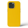 Solid sunny golden yellow iPhone 13 pro case