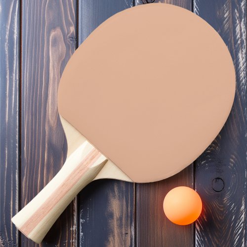 Solid Sweet Peach Color Ping Pong Paddle