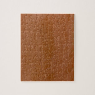 Solid Tangerine Jigsaw Puzzle