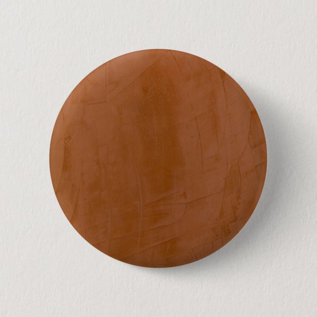 Solid Tangerine Pinback Button (Front)
