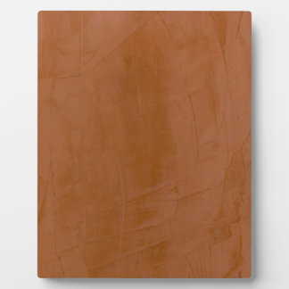 Solid Tangerine Plaque