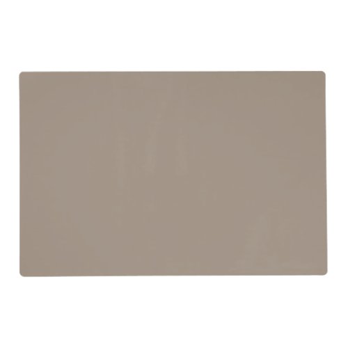 Solid taupe dusty brown placemat
