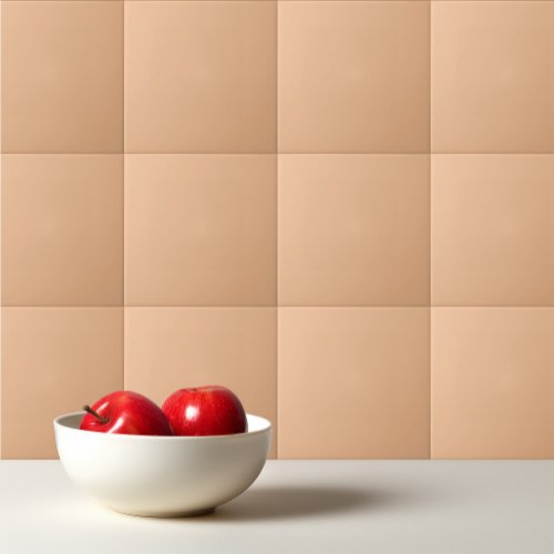 Solid tea with milk beige ceramic tile