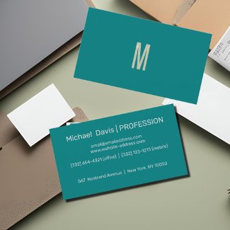 solid  teal  - add monogram