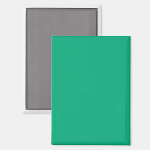 Solid teal background with a smooth even texture magnet