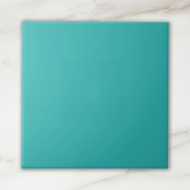 Solid Teal Color Ceramic Tile (Creator Uploaded)