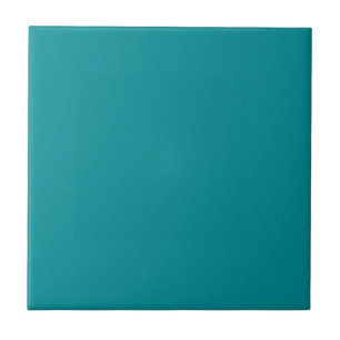 Solid Teal Color Ceramic Tile