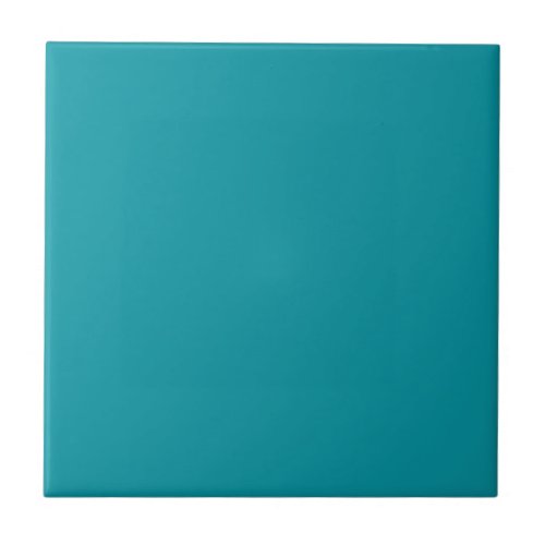 Solid Teal Green Ceramic Tile