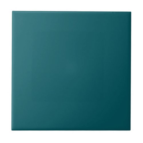 Solid Teal Green Ceramic Tile