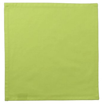 Solid Tender Shoots Green Cloth Napkins by Richard__Stone at Zazzle