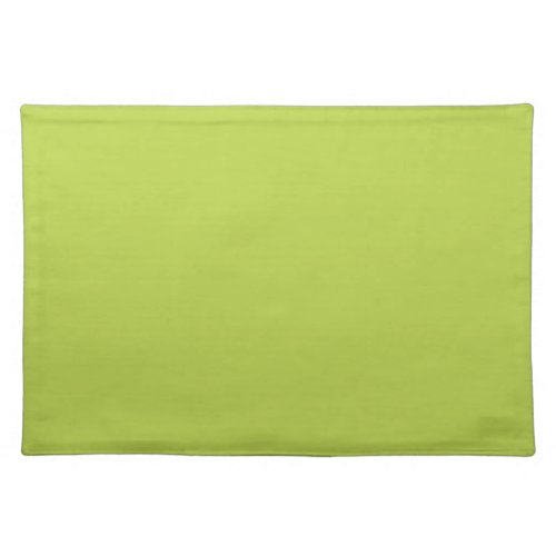 Solid Tender Shoots Green Table Mat