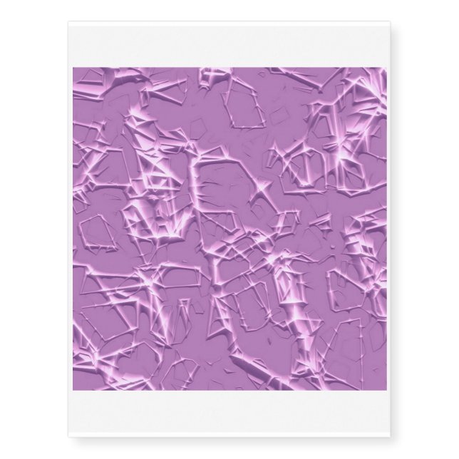 solid thorns, lilac (I) Temporary Tattoos (Front)