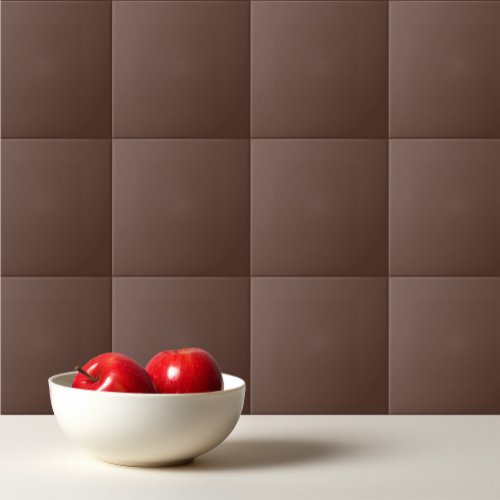 Solid tiramisu dark brown ceramic tile