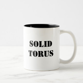 Solid Torus Two-Tone Coffee Mug