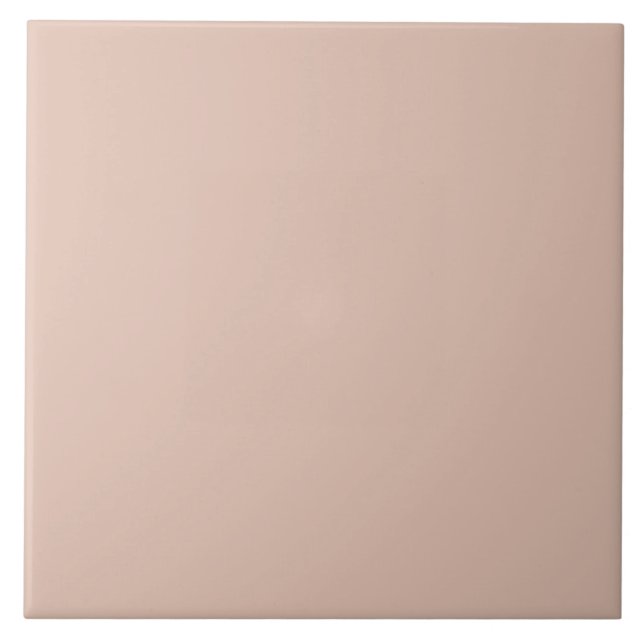 Solid Trendy Beige Ceramic Tile (Front)