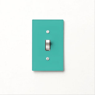 Solid Turquoise Light Switch Cover