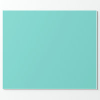 Minimalist Elegant Light Blue Solid Plain Color Wrapping Paper