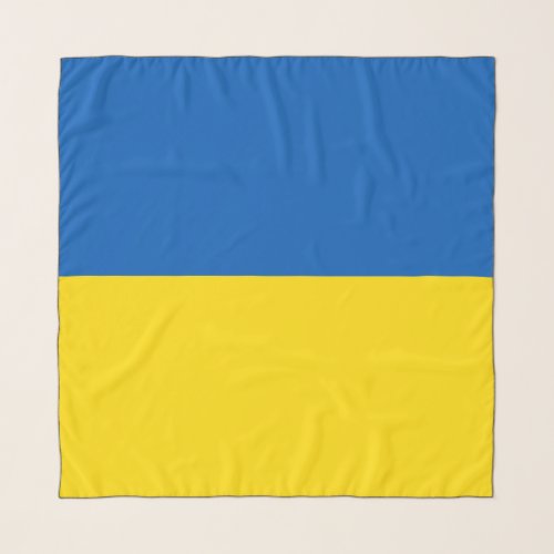 Solid Ukraine Flag Colors Scarf