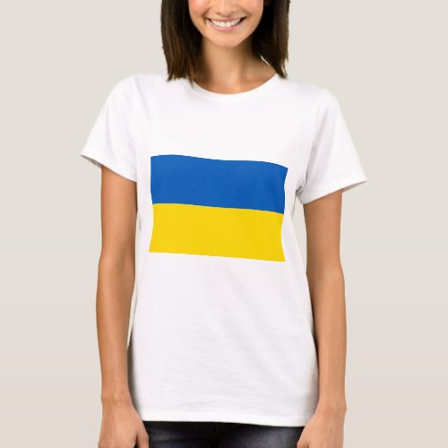 Solid Ukraine Flag Colors T_Shirt