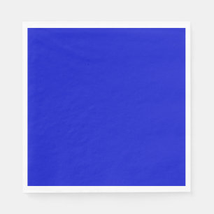 Solid ultramarine bright blue napkins